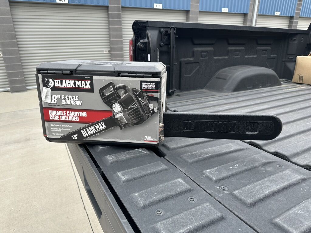 Black Max 38cc 2-Cycle Engine 18-inch Gas Chainsaw