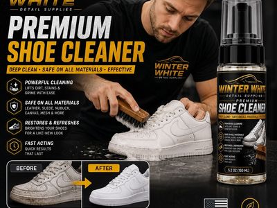 Winter White Detail Supplies Premium Foaming Shoe Cleaner 5.2 oz / 150ml