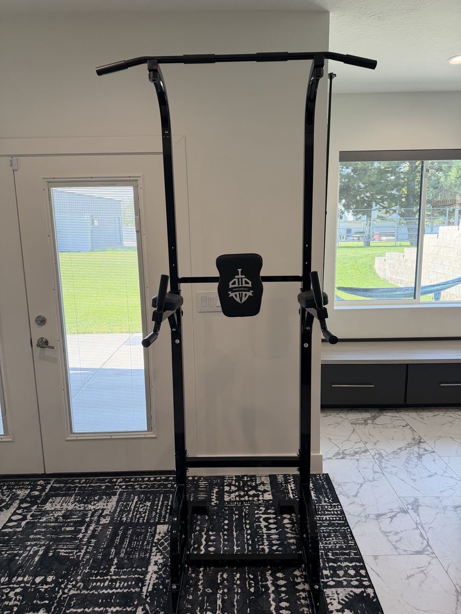 Sportsroyals Power Tower Adjustable Pull-Up & Dip Station