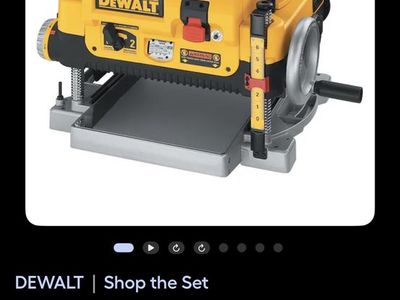DEWALT DW735X 13-inch 15-Amp Benchtop Planer with Three-Knife Cutter-Head