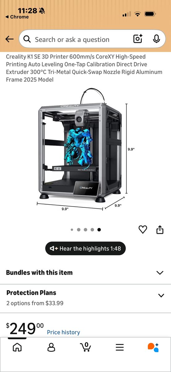 Creality K1 SE 3d printer