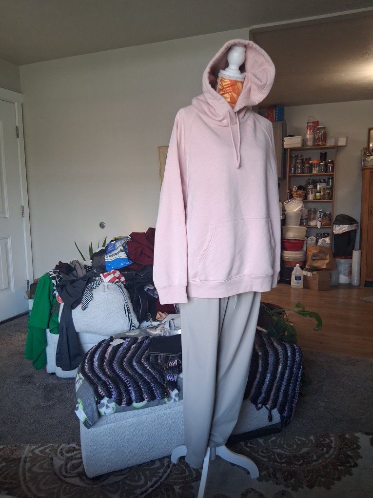 Old Navy Women's Pink Fleece Hoodie - Size XL - NWT