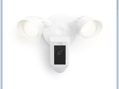 Ring Floodlight Cam Wired Plus, White - HD Security Camera with Two LED Floodlights and Battery Ring Plus
