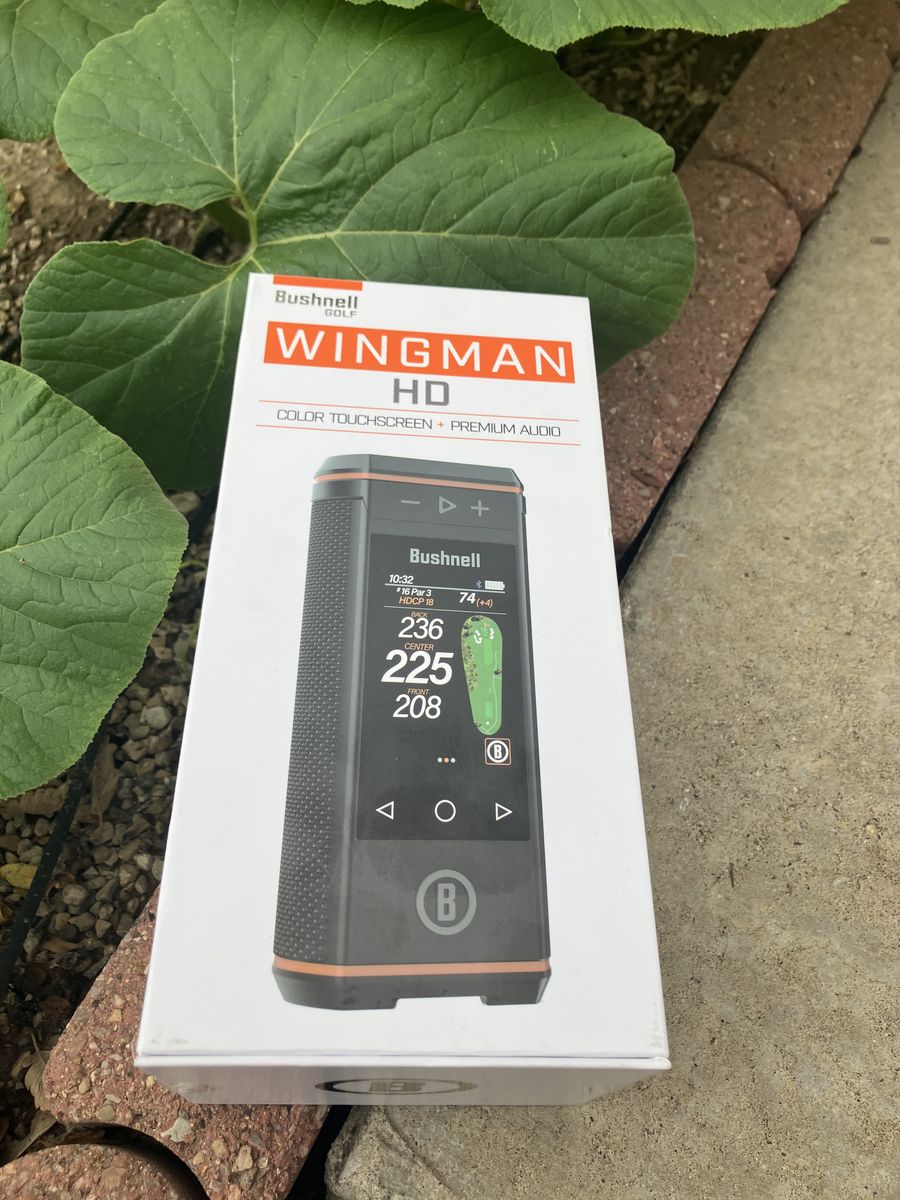 Bushnell Golf Wingman HD Range Finder Speaker with Color Touchscreen