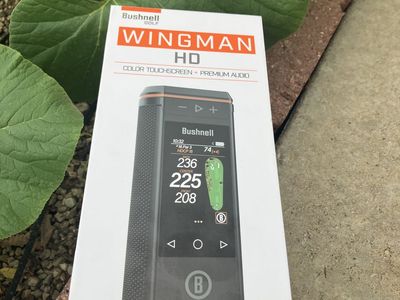 Bushnell Golf Wingman HD Range Finder Speaker with Color Touchscreen