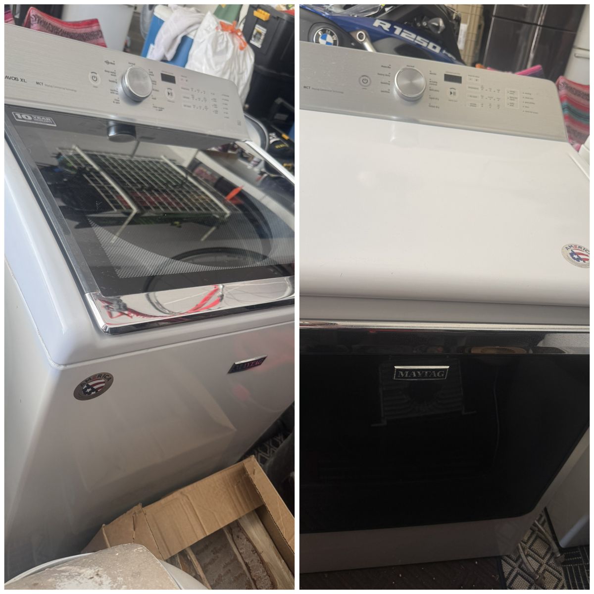Maytag Bravos XL MCT Top Load Electric Dryer - White