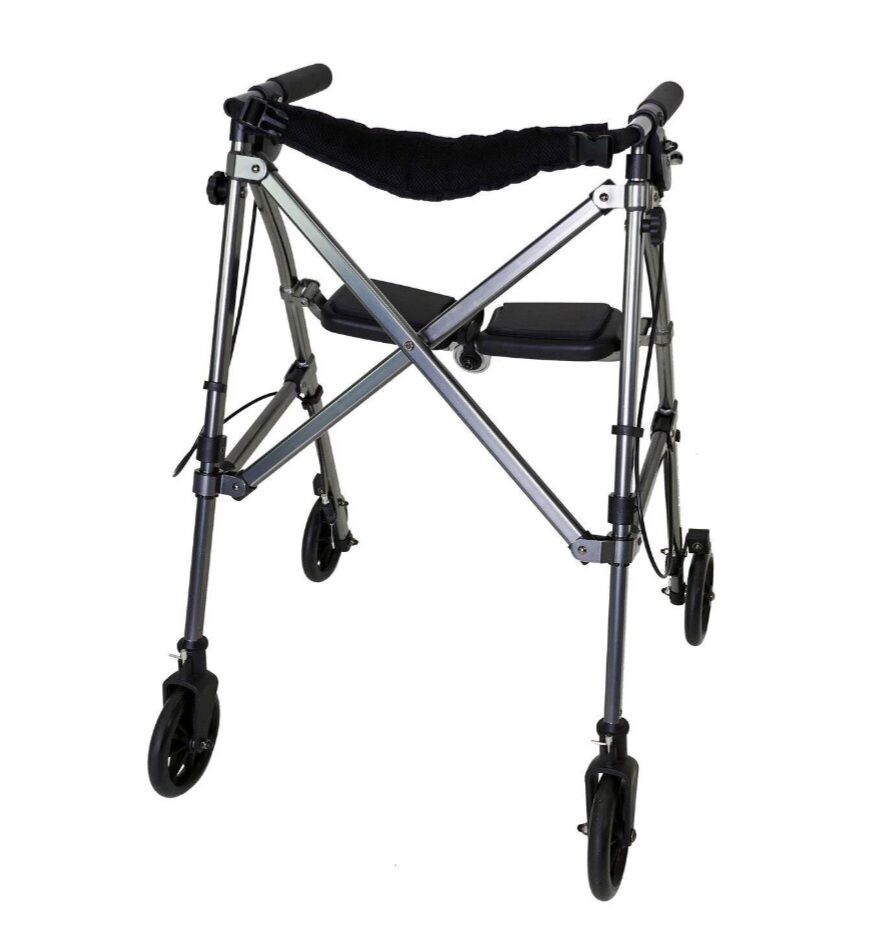 NEW Space Saving Rollator Lightweight with 6" Wheels
