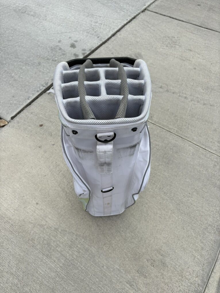 Taylormade White/Green Golf Bag 8- Way Divider