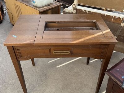 Sewing Machine Wooded Table - 34" x 20"