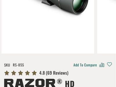 Vortex Razor HD 27-60x85 Spotting Scope + Pro GT Tripod