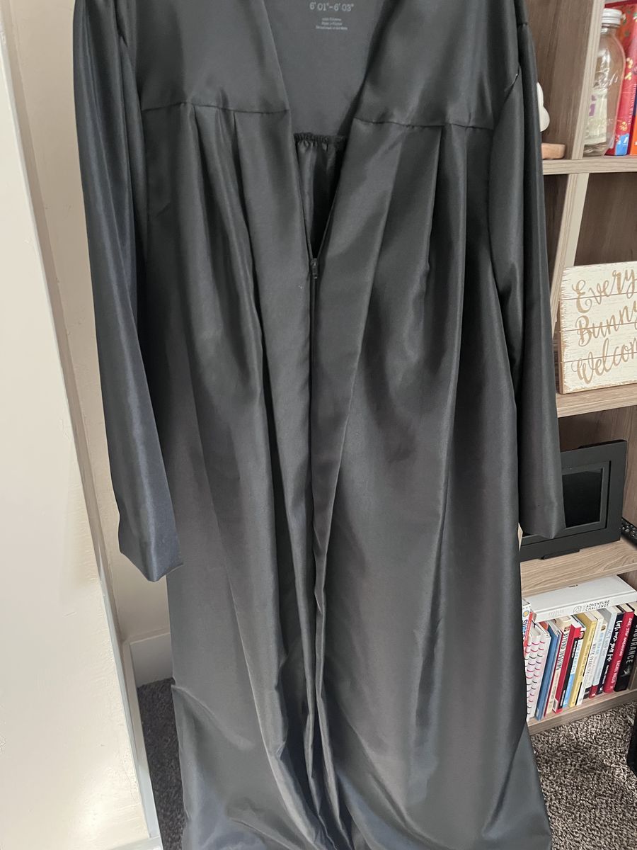 Black graduation gown