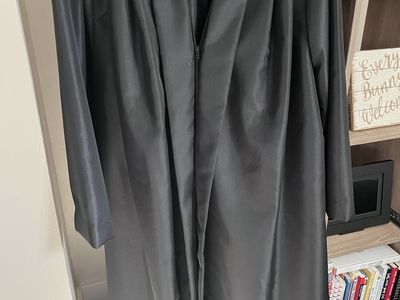Black graduation gown