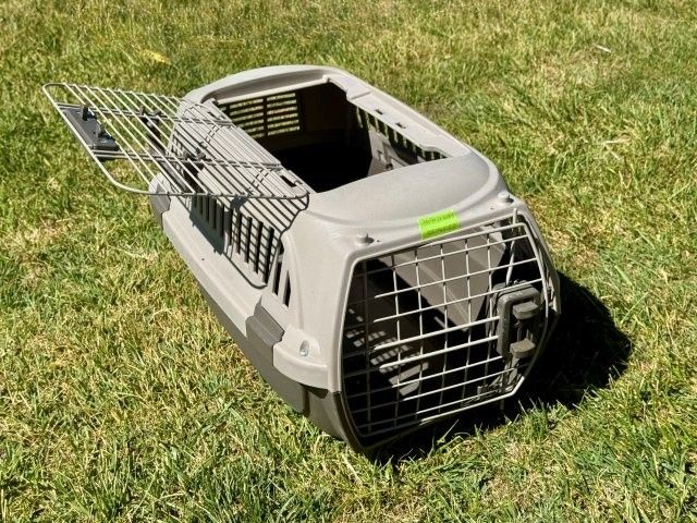 Whisker City 2-Door Top-Load Pet Carrier for Cats and Small Dogs