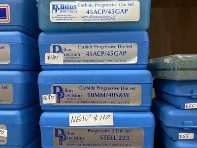 10% Off Marked Prices. dies, Dillon, Powder...