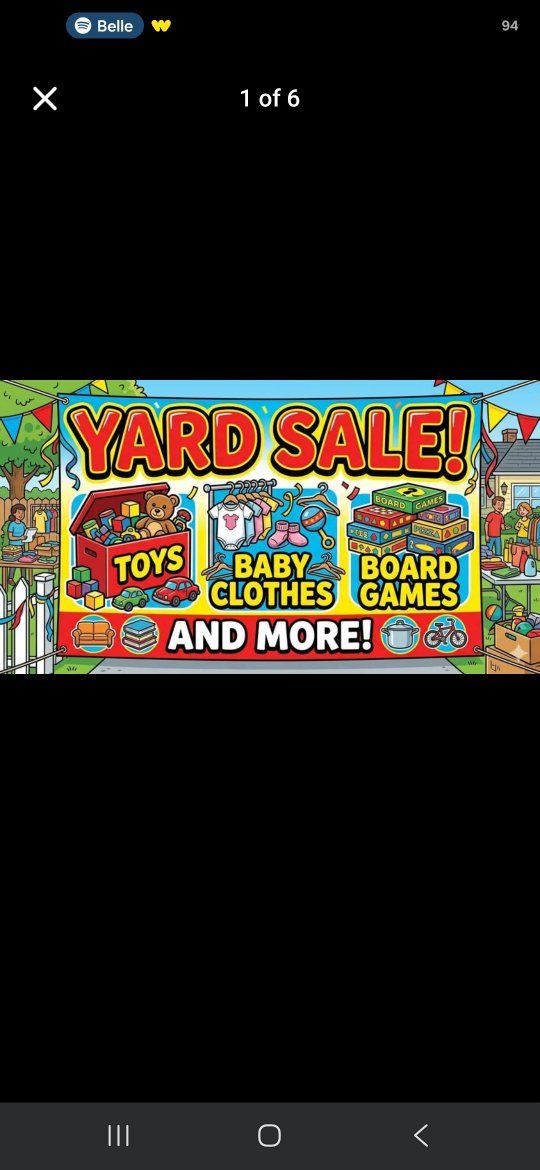 YARD SALE MAY 31ST