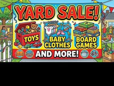 YARD SALE MAY 31ST