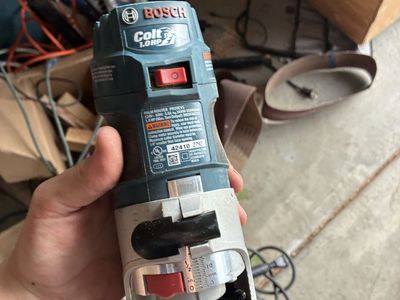 Bosch Colt GKF125CE 1.0 HP Variable Speed Palm Router Woodworking Tool