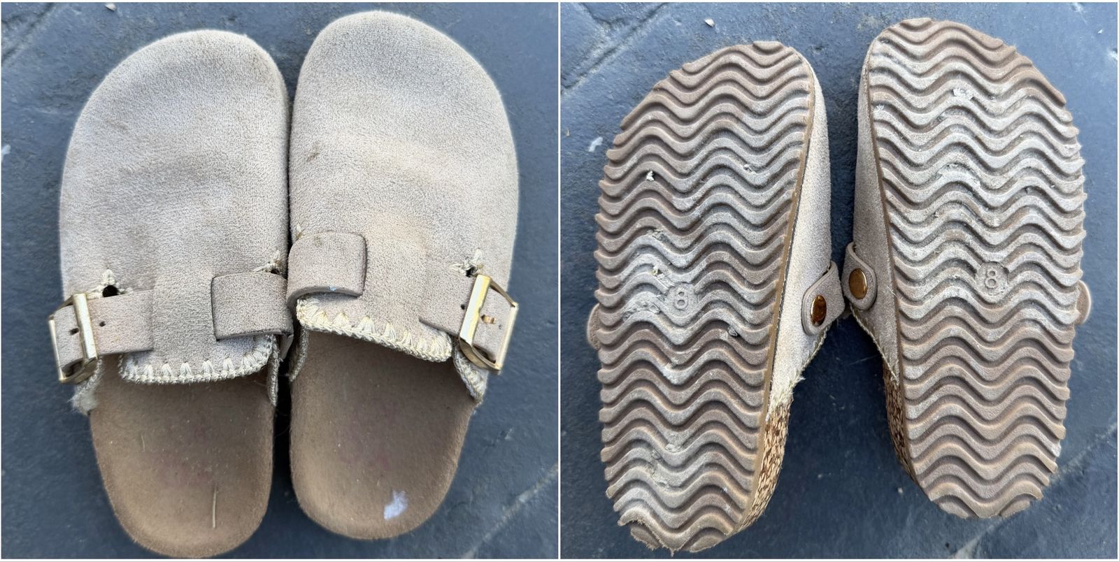 Toddler Size 8 Slip On Clog Shoes