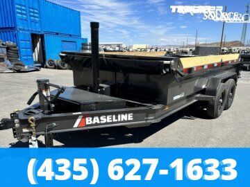 7x14 Diamond C Baseline HDU 207 Dump Trailer - 24" Sides - 14K GVWR