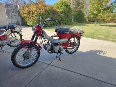 1969 Vintage Honda Trail 90 Motor Cycle