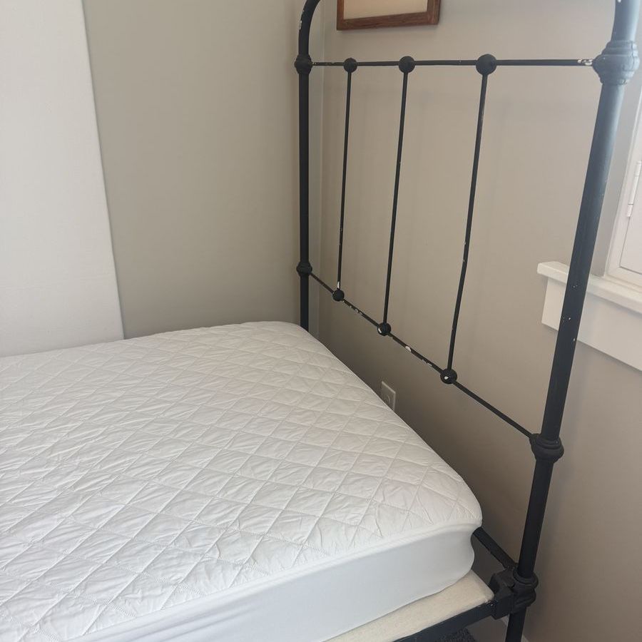 Vintage Metal Bed + Twin XL Mattress
