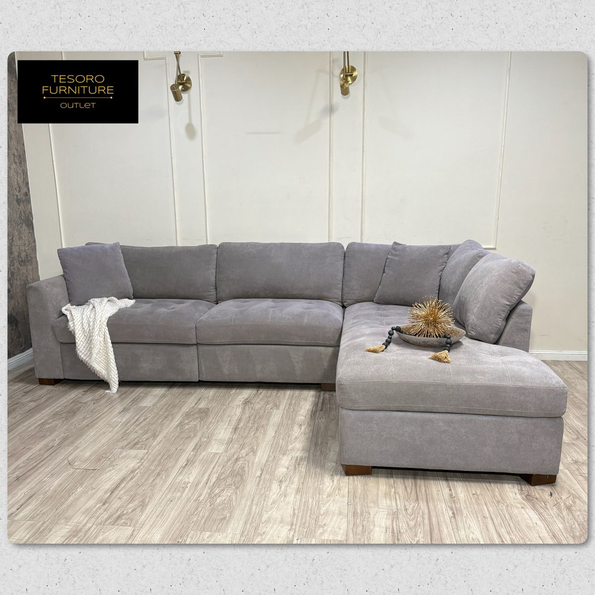 THOMASVILLE POWER FOOT REST RECLINER SECTIONAL