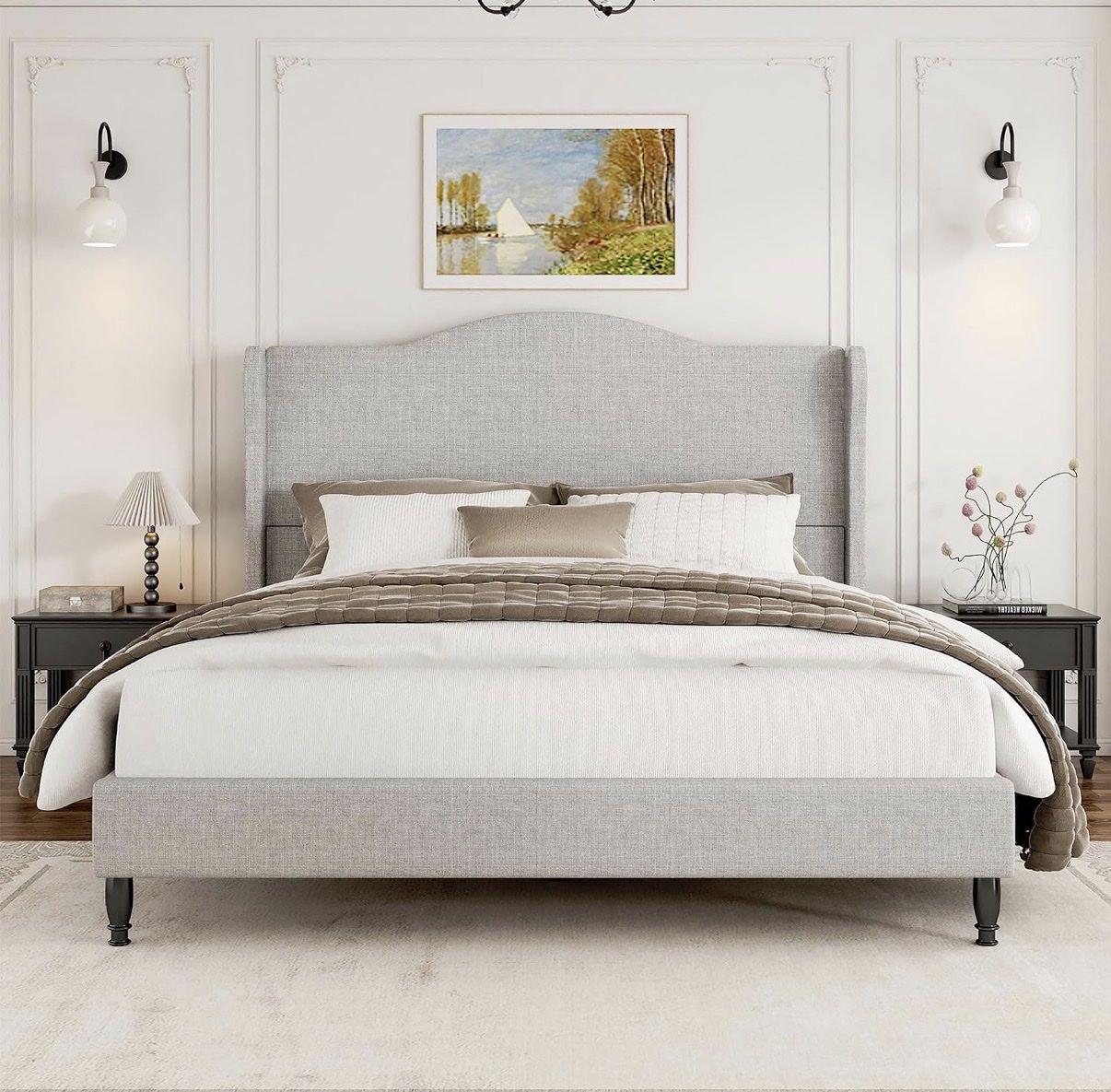 Brand New Queen Sized Bed Frame with Tall Headboard