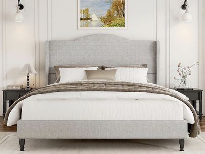 Brand New Queen Sized Bed Frame with Tall Headboard