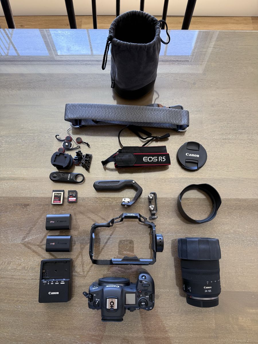 Canon R5 w/ lens and extras