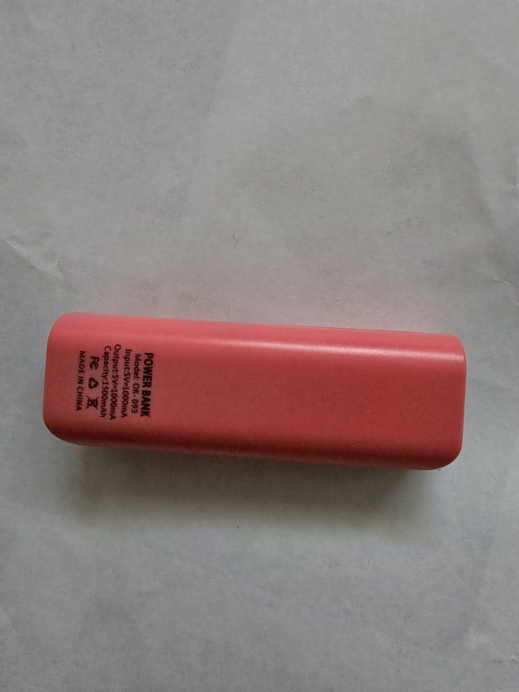 Power Bank 1500mAh Portable Charger - Pink