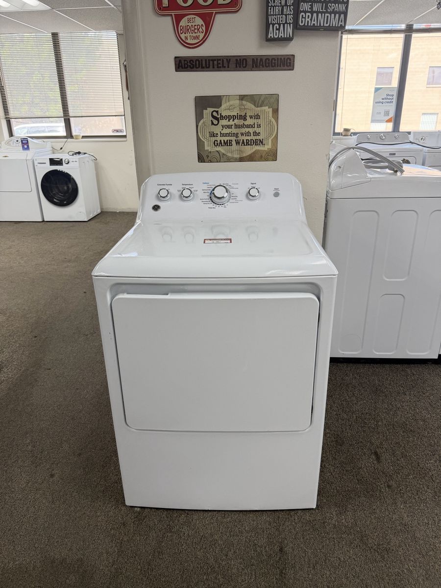 GE Front Load / Top Control Electric Clothes Dryer - White