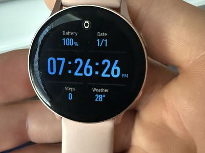 Samsung Galaxy Watch Active2 40mm Rose Gold Smartwatch (SM-R830) - Excellent Condition