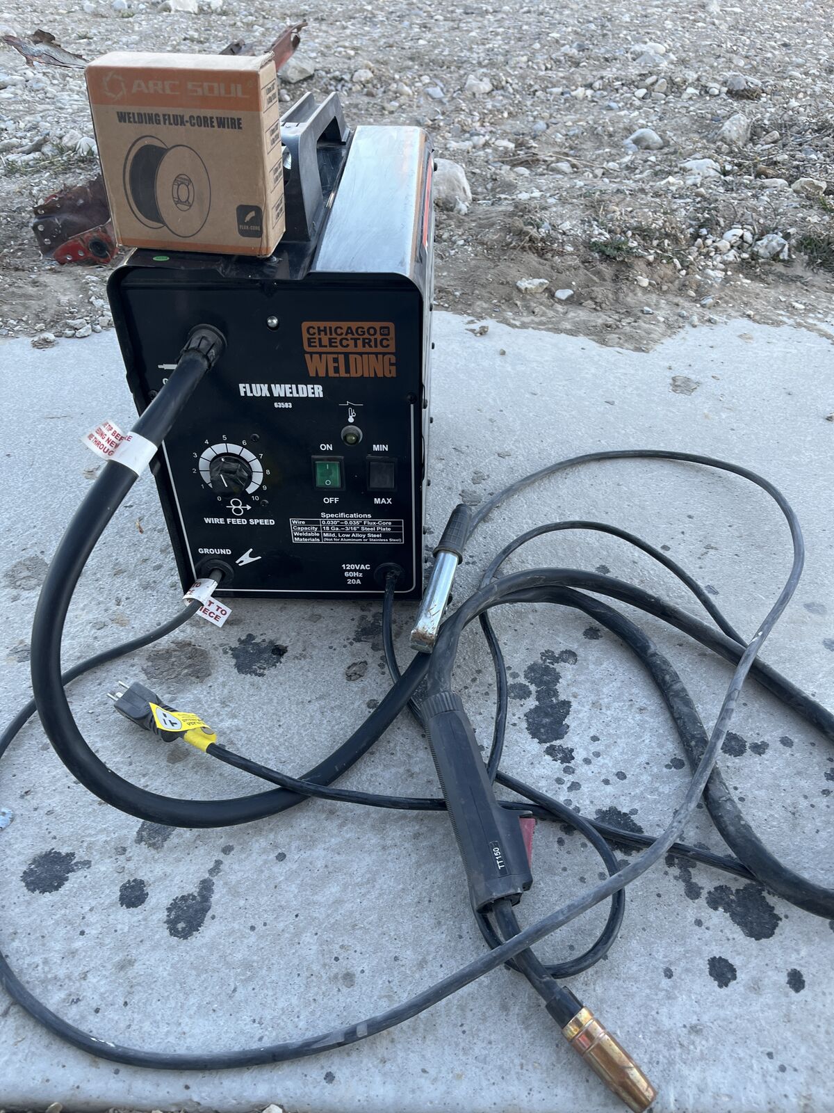 120v flux welder