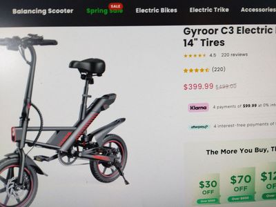 e bike slam dunk deal e bike new save 100$ c3 gyroor