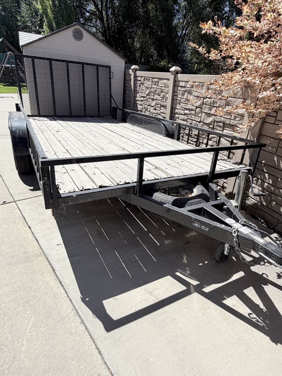 Echo 14ft Dual Axle Utility Trailer with Loading Ramp - Haul UTVs, ATVs, & Equipment