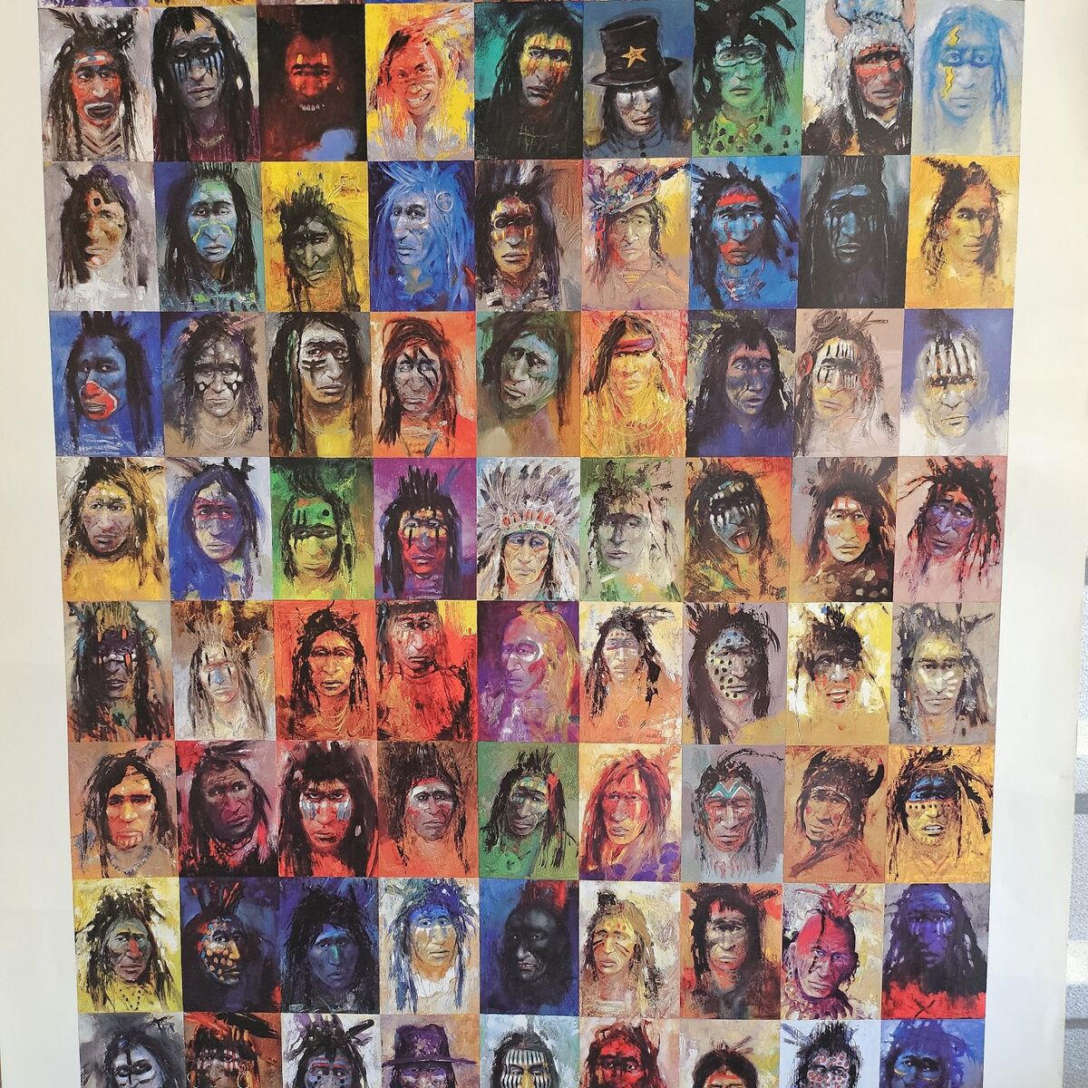 Rocky Hawkins Many Faces Print