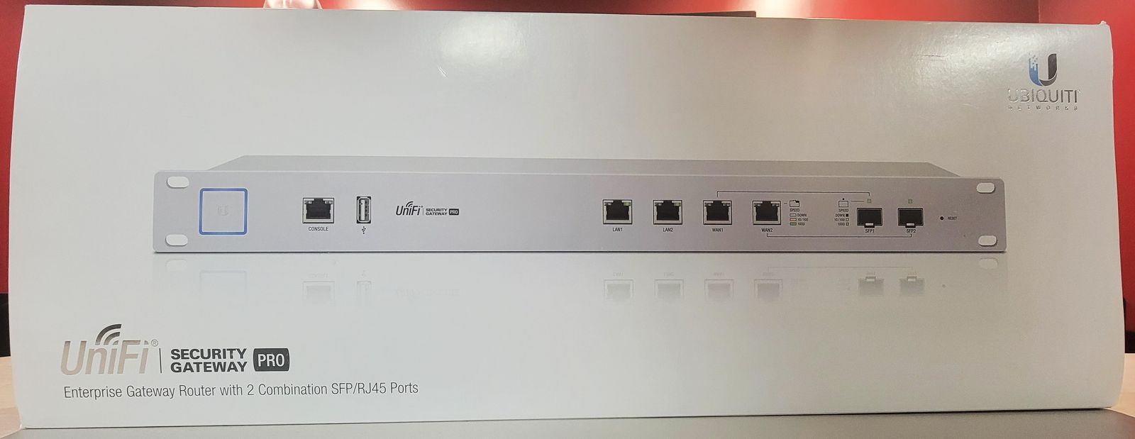 Ubiquiti UniFi Security Gateway Pro 4 (USG-PRO-4) — 1U Enterprise Gateway / Router (In Original Box)