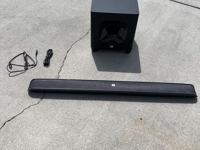 JBL Cinema SB400 Soundbar & Wireless Subwoofer Home Theater System with Bluetooth