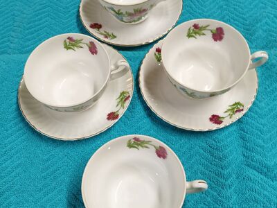 Hand Painted Japanese Tea Cups and Saucer's