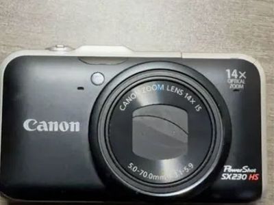 Canon PowerShot SX230 HS Digital Camera Black 14x Optical Zoom