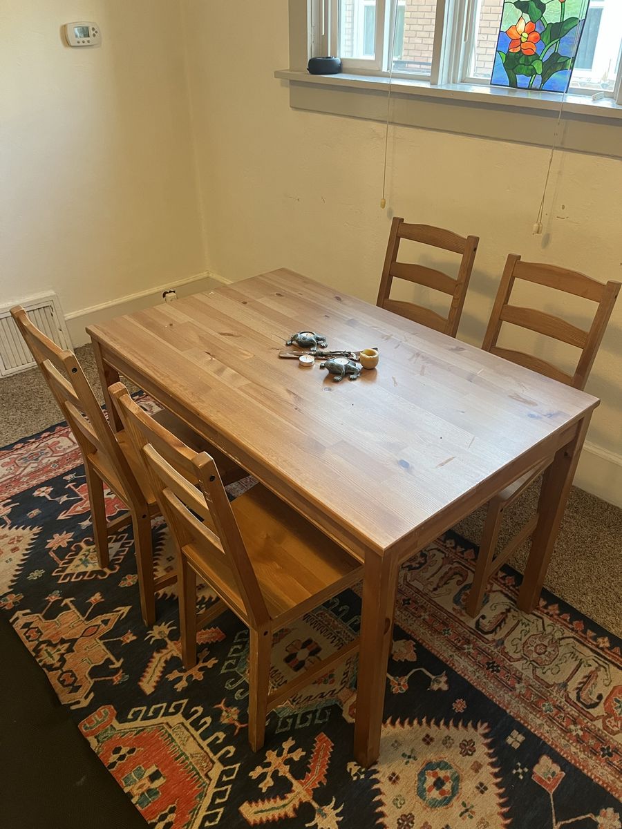 Ikea table And 4 Chairs