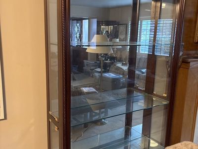 Beautiful Fine Wood Curio Cabinet Display Case
