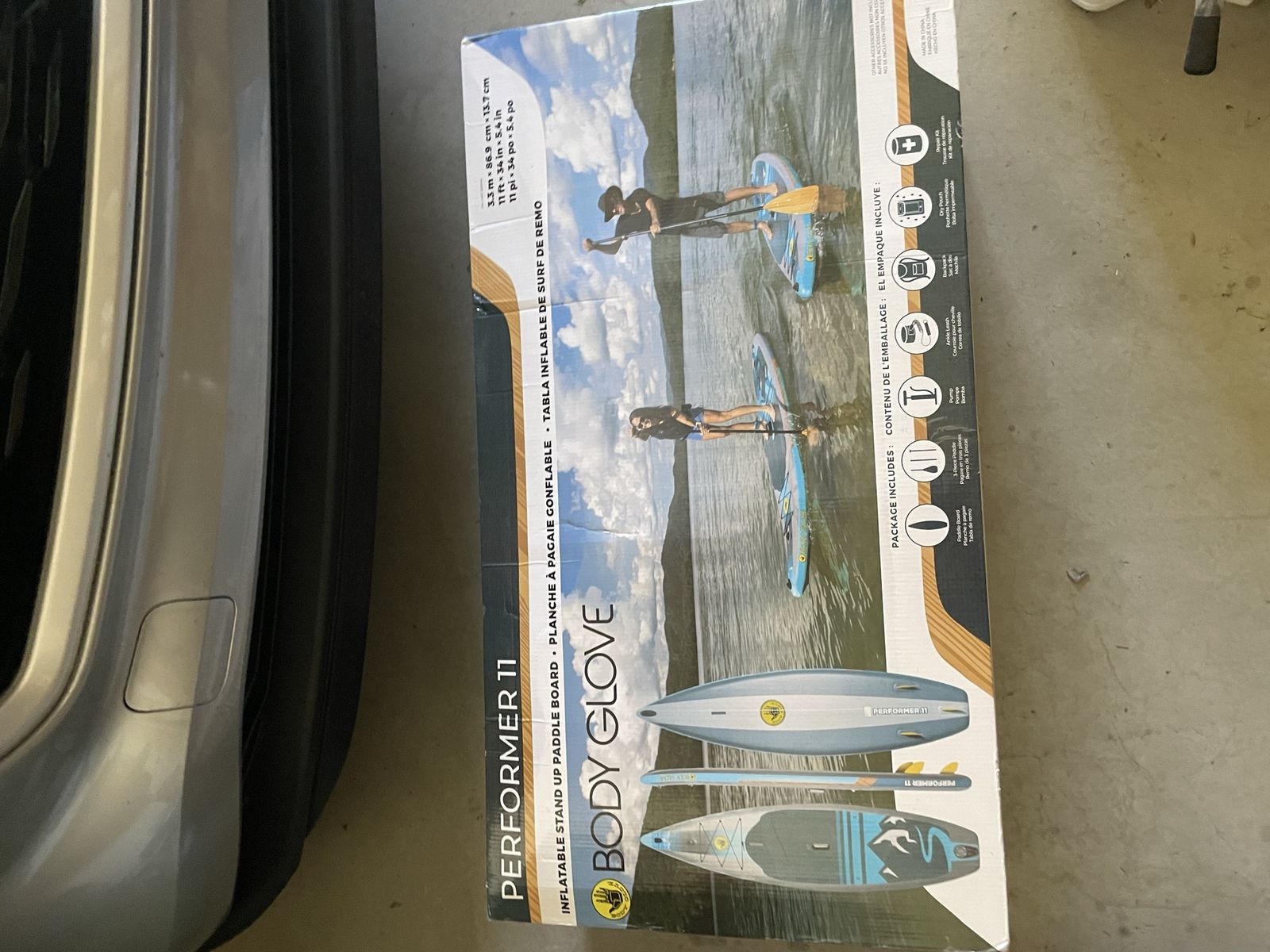 Body Glove Performer 11 Inflatable Stand Up Paddle Board - New, All-Around SUP with Paddle