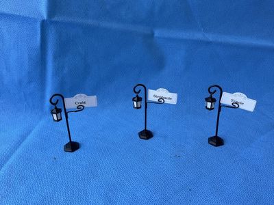 Lamp Place Card Holder