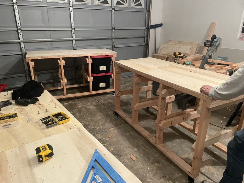 Very Sturdy Mobile Tote Store Workbench