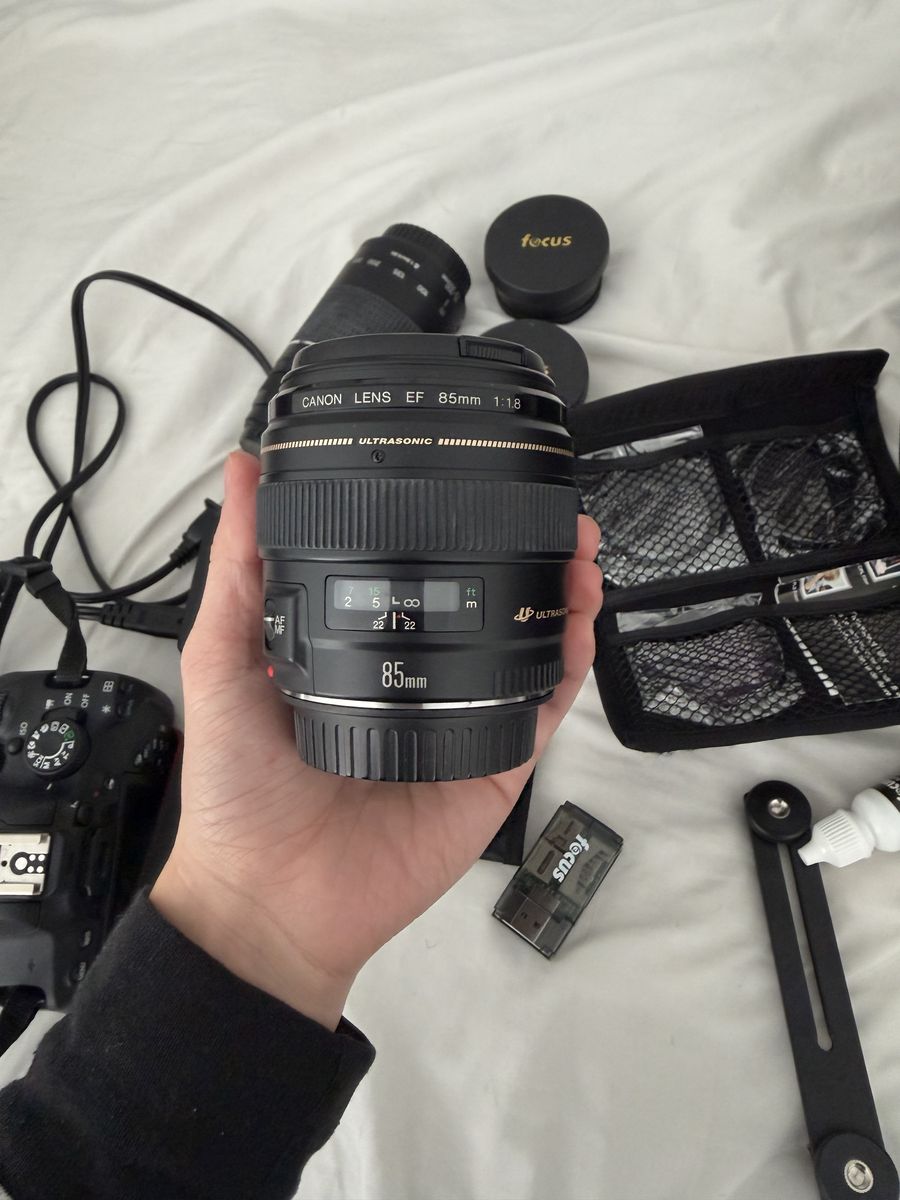 Canon EF 85mm f/1.8 lens