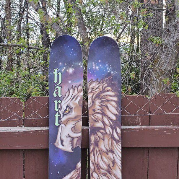 189 cm Griffin Hart Powder Fat Downhill Skis