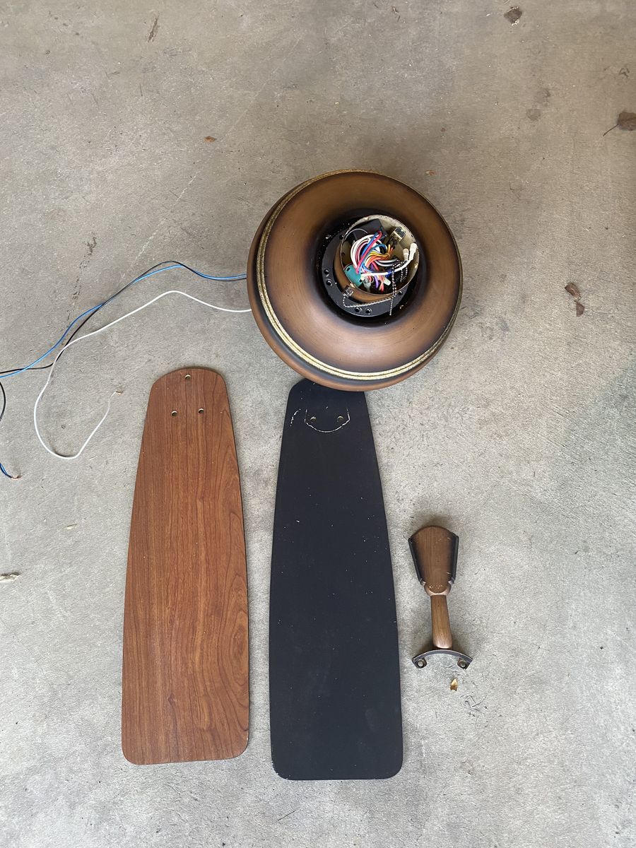 52" ceiling fan - bronze