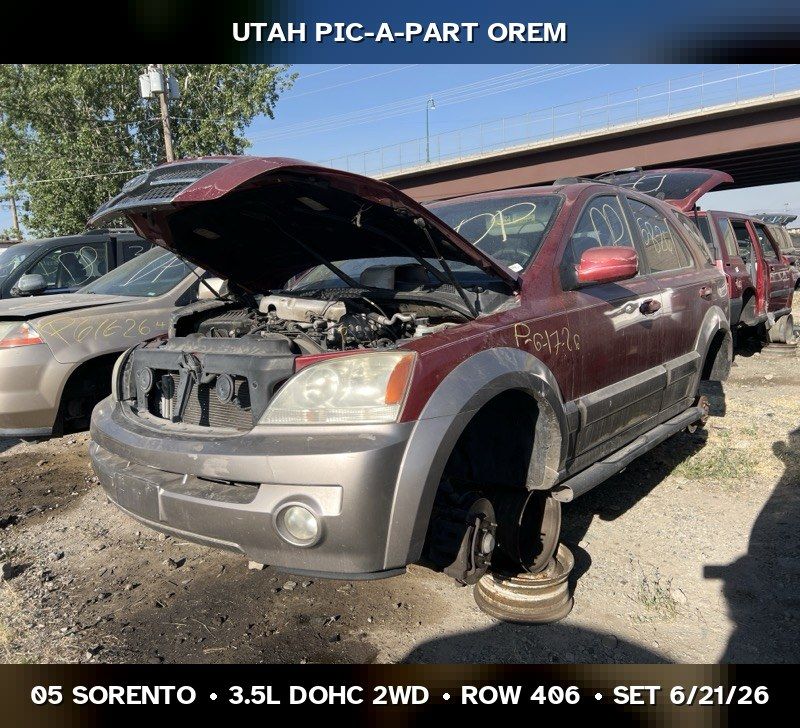 2005 Kia Sorento Parts - UTPAP Orem