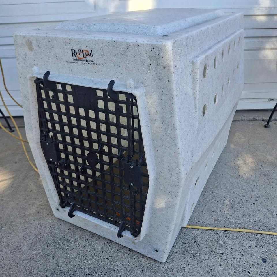 RUFFLAND CRATE DOG KENNEL LARGE TO XL